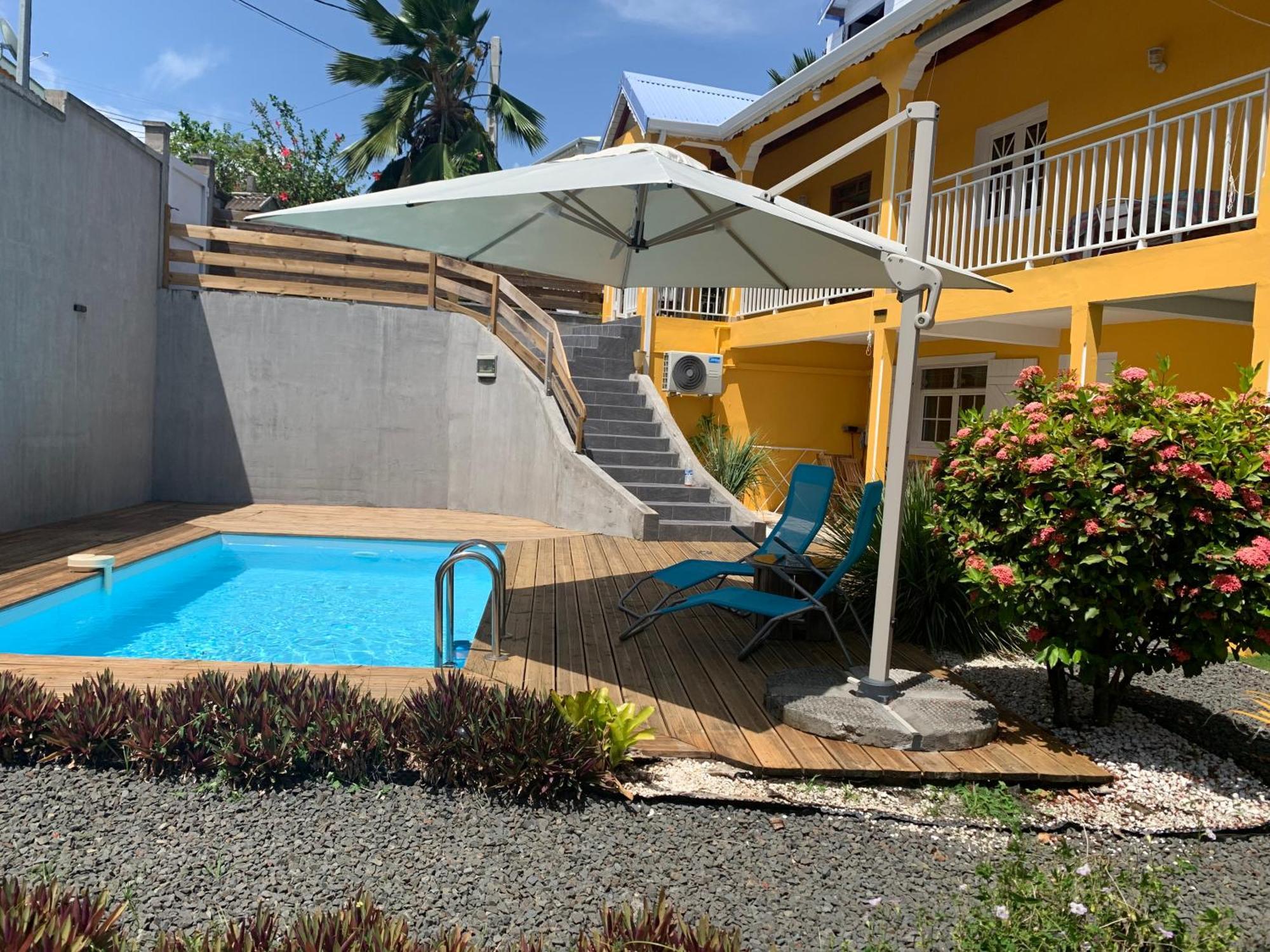 Bas De Villa De 3 Chambres Et Spa Vieux-Habitants Extérieur photo